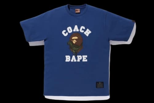 BAPE x Coach Rexy Tee Navy
