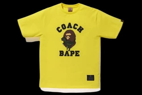 BAPE x Coach Rexy Tee Yellow