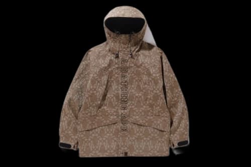 BAPE x Coach Snowboard Jacket Brown