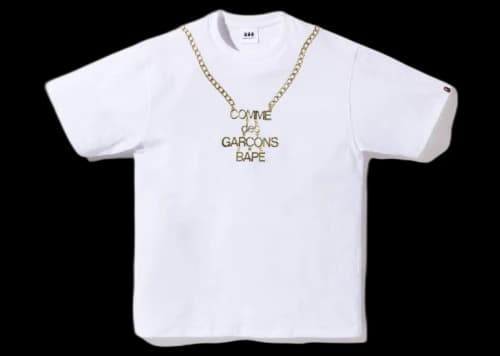 BAPE x Comme des Garcons Osaka 2 Tee White