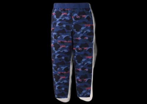 BAPE x Comme des Garcons Osaka Camo Sweatpants Navy