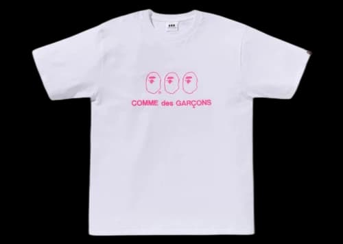 BAPE x Comme des Garcons Osaka I Tee White