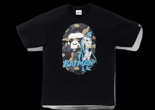 BAPE x DC Ape Head Batman Tee Black