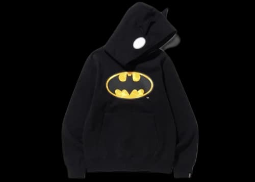 BAPE x DC Batman Pullover Hoodie Black
