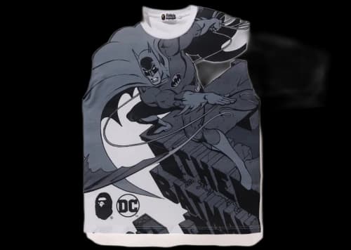 BAPE x DC Batman Relaxed Tee White