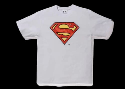 BAPE x DC Superman Tee White
