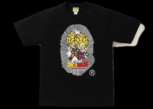 BAPE x Dragon Ball Z Baby Milo Big Ape Head Tee Black