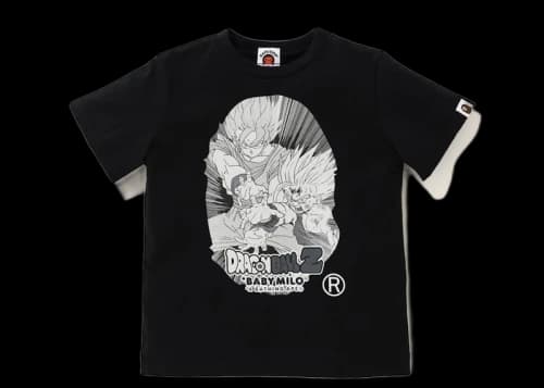 BAPE x Dragon Ball Z Big Ape Head Kids Tee Black