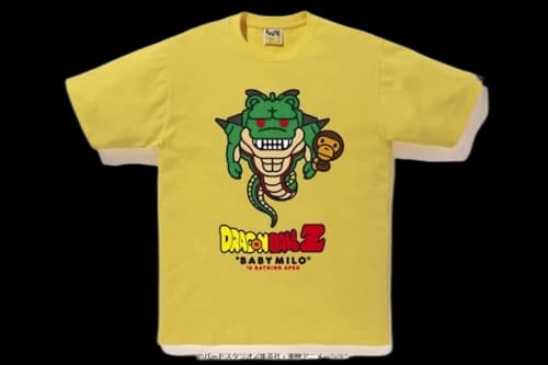 BAPE X Dragon Ball Z Tee 2 Yellow