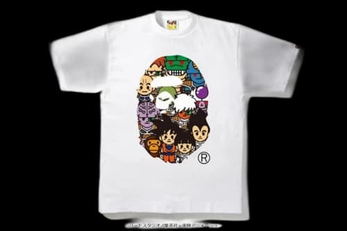 BAPE X Dragon Ball Z Tee 8 White