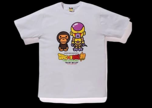 BAPE x Dragonball Super Golden Frieza Tee White