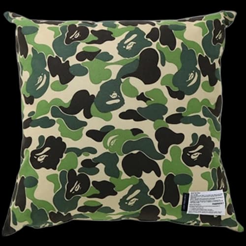 BAPE x Fabrick ABC Camo Square Cushion Green