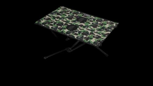 BAPE x Helinox ABC Camo One Hard Top Table Green
