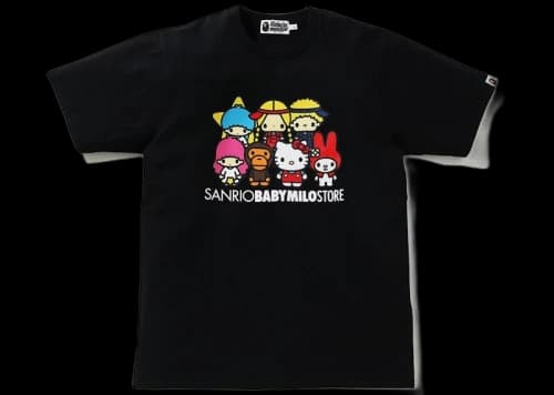 BAPE x Hello Kitty Baby Milo 4 Tee Black