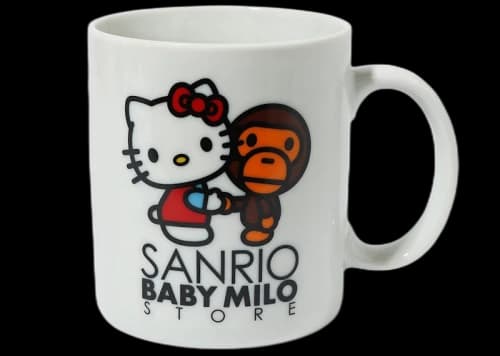 BAPE x Hello Kitty Baby Milo Mug Cup White