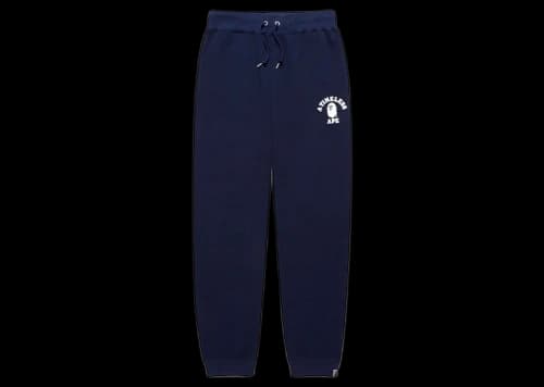 BAPE x JJJJound College Sweatpants Navy