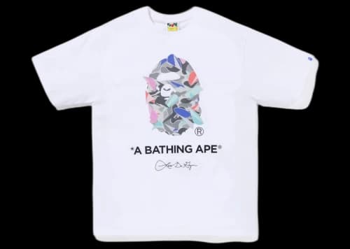 BAPE x Louis De Guzman Ape Head Tee White