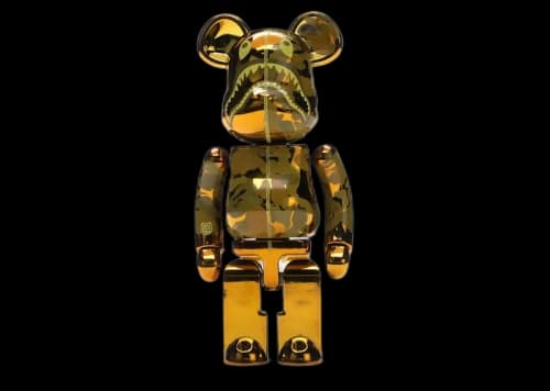 Bearbrick x Medicom Superalloy Chogokin 200% Bearbrick Gold