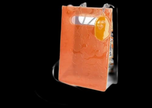 BAPE x nana-nana A5 Vertical Bag Orange Fukuoka Store Exclusive