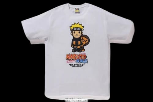 BAPE x Naruto Milo #6 Tee White