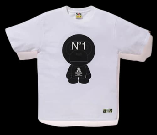 BAPE x Neighborhood Baby Milo Tee White