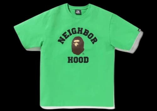BAPE x Neighborhood Tee Green