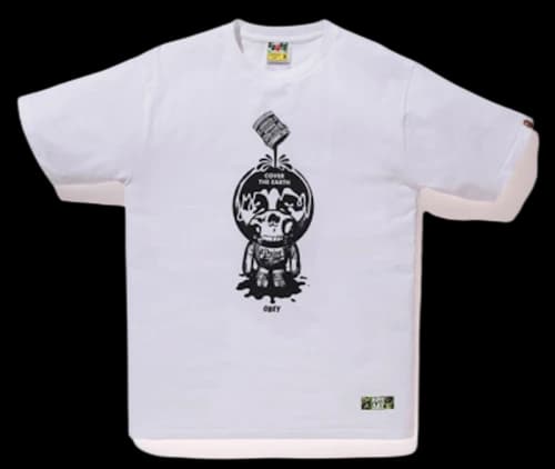 BAPE x Obey Baby Milo Tee White