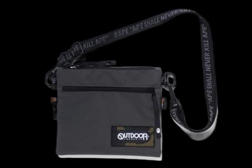 BAPE x Outdoors Products Mini Shoulder Bag Grey