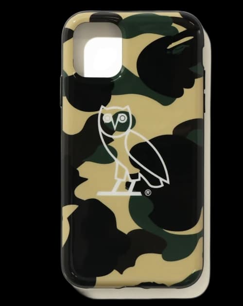 BAPE x OVO 1st Camo Iphone 11 Pro case Yellow