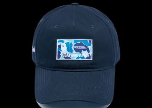 BAPE x Pagani Cap Navy Blue ABC Camo