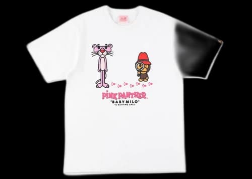 BAPE x Pink Panther Baby Milo #2 Tee White