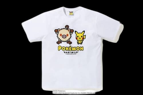 BAPE x Pokemon Mankey Tee #2 White