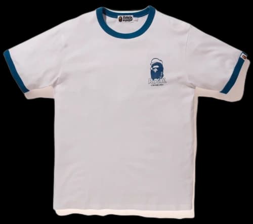 BAPE x Popeye Trim Tee Navy