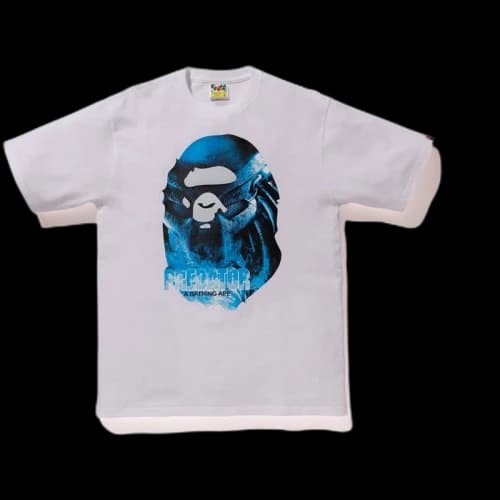 BAPE x Predator Ape Head Tee White