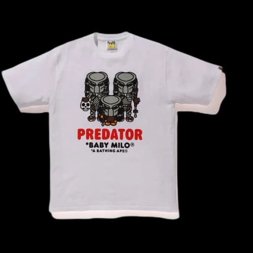 BAPE x Predator Baby Milo Tee #2 White