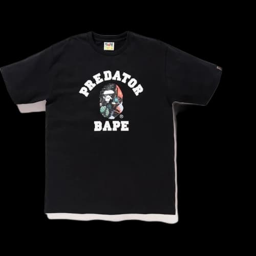BAPE x Predator College Tee Black
