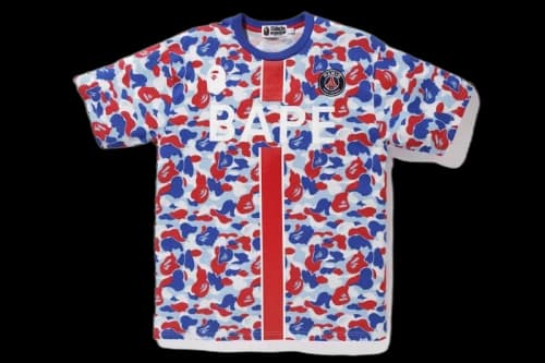 BAPE x PSG Tee Blue