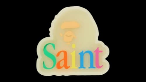 BAPE x Saint Mxxxxxx Grow In The Dark Tray Green
