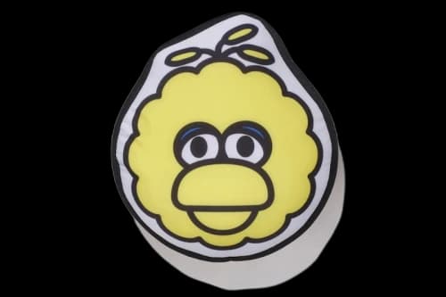 BAPE x Sesame Street Big Bird Flat Cushion Yellow