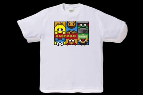 BAPE x Sesame Street Characters Tee #2 White