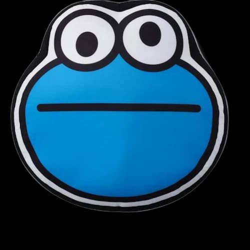 BAPE x Sesame Street Face Big Cushion Blue