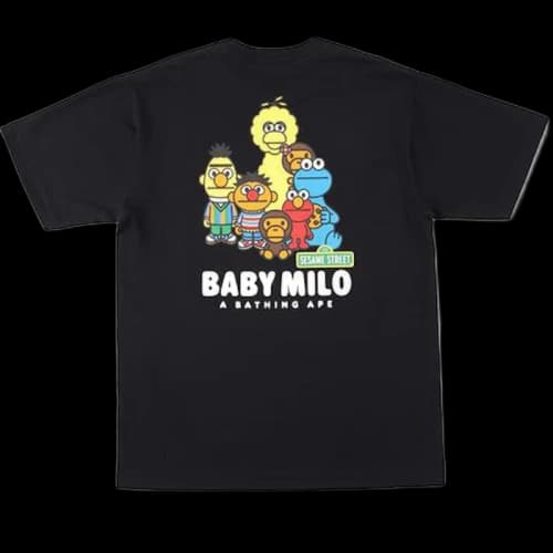 BAPE x Sesame Street Tee Black