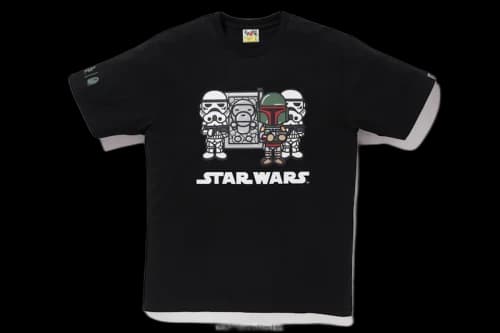 BAPE x Star Wars Baby Milo Carbonite Tee Black