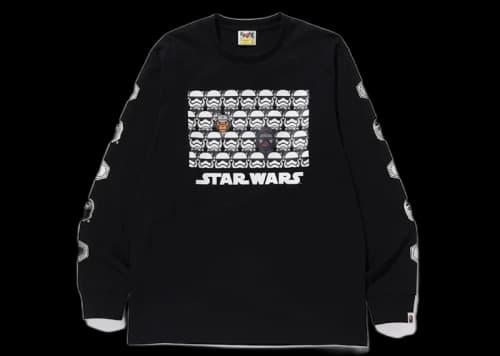 BAPE x Star Wars First Order L/S Tee Black