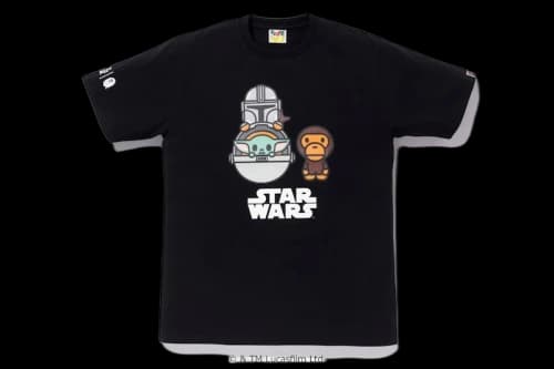 BAPE x Star Wars The Child Cargo Baby Milo Tee Black