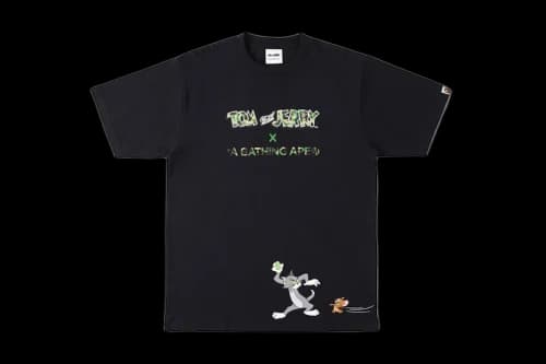 BAPE x Tom and Jerry Tee Black