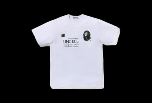 Bape x Undefeated 005 Tee White Green (FW22)