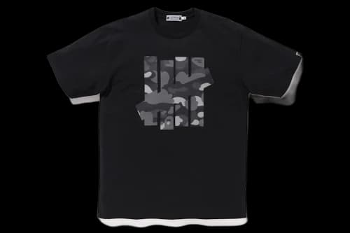 BAPE x Undefeated 5 Strikes Tee Black