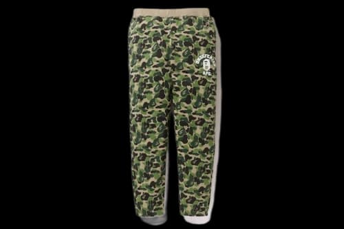 BAPE x Undefeated ABC College Slim Sweatpants Green