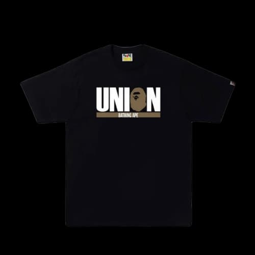 BAPE x Union 30th Anniversary Tee Black Gold